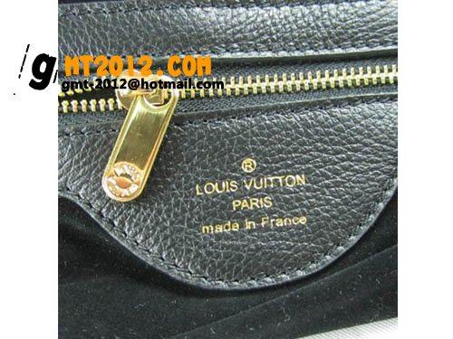 ルイヴィトンスーパーコピーLOUIS VUITTON モノグラム レザー ブラック M96868